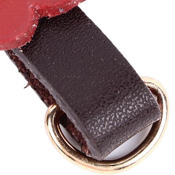 10 set läder D-ringar för handväska äkta läder oskadade D-ringar handväsktillverkningstillbehör för läder crossbody-väska hantverk röda guldfärgade tillbehör