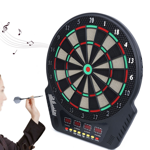 Digital Resultattavla för Tävlingsfördel, Elektroniska Darttavlor med Mjuka Dartpilar, Spelvariationer för Färdighetsutveckling, Enkel Montering i Ditt