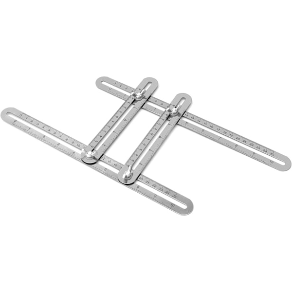 Vinkelmätning Enkelt, Aluminiumlegeringsram Erbjuder Stadigt Stöd, Mallverktyg Med Multi-Vinkeljustering Säkerställer Noggrannhet, Slitstarkt Material