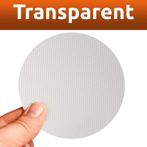 12-Pack Transparent Anti-Slip Pads Badkarssäkerhet