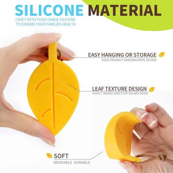 4-pack Silikon Dörrstopp Fingerskydd, Silikon Dörrstopp