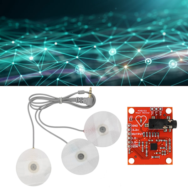 Elektromyografidetektionssystem, Analog Råsignal EMG-sensor för Fjärrövervakning av Hälsa, Kompakt och Lättviktig Enhet med Lång Livslängd