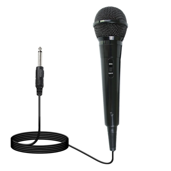 Shinco Handheld Wired Mikrofon, Kardioid Dynamisk Vokalmikrofon med 13ft Kabel och ON/Off-brytare, Perfekt för Högtalare, Karaoke Sångmaskin,