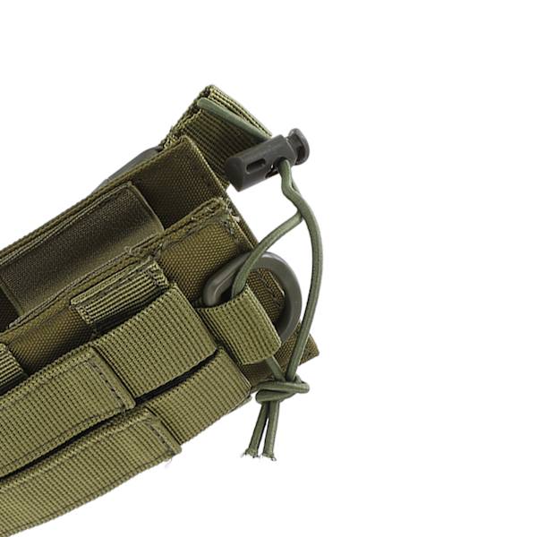 Utomhus militär radiomagasinficka Oxfordtyg Hållbar Intercom Holster Midjeväska Grön