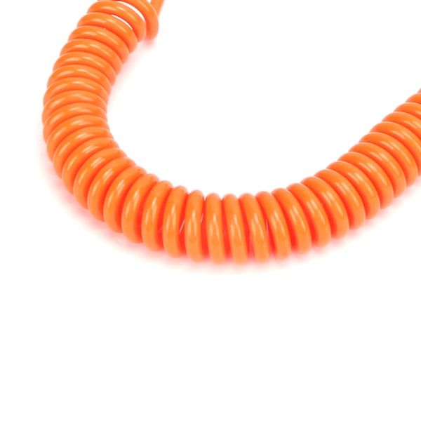 Surfboard Leash TPU Heliciform Bekväm HögElastisk Surfing Säkerhet Draglina (Orange )