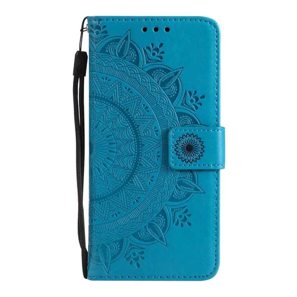 iPhone 7/8/SE (2020/2022) - Mandala Wallet Case - Blå Blå Blå