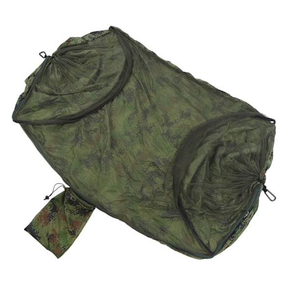 Camping Hängmatta 2 Personer 440lb Kapacitet Camo Färg Sängnät Design Resa Hängmatta för Vandring Ryggsäck Äventyr