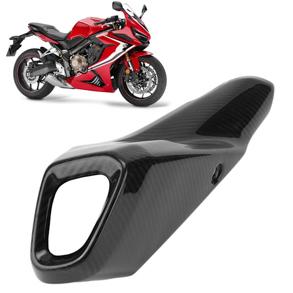 Motorcykel Avgassystem Värme Skyddsskydd 3K Kolfiber Ersättning för CB650R CBR650R 2019+