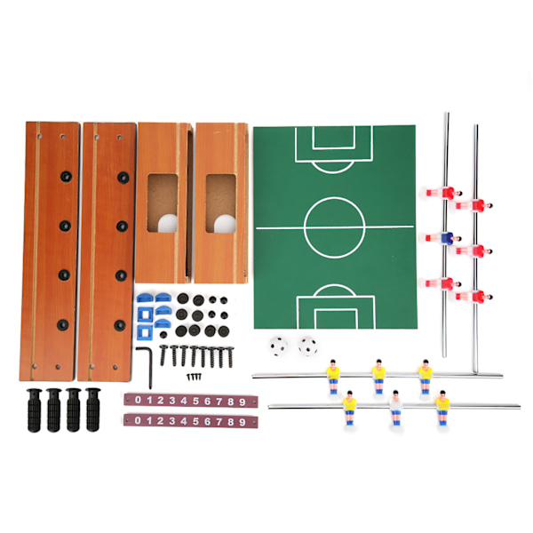 Mini fotbollsspel i trä för inomhusbruk, interaktivt sportspel för vuxna och barn