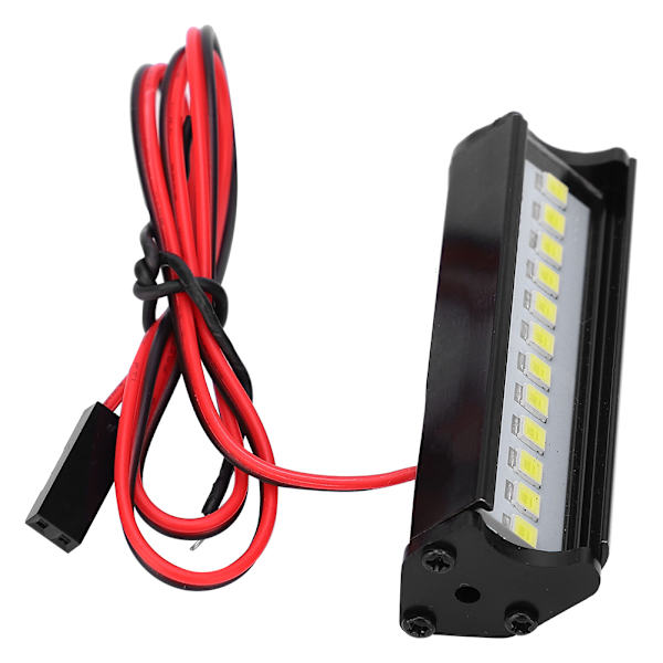 RC-biltakslampa LED-ljusramp med 3-kanals kontrollbrytare för 1/10 RC-crawler