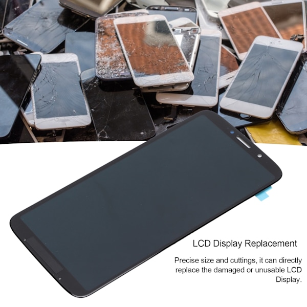 Högkvalitativ LCD för Motorola Moto Z3 Play Xt1929, exakt digitizer-enhet säkerställer originalliknande prestanda, strikta tester garanterar felfri