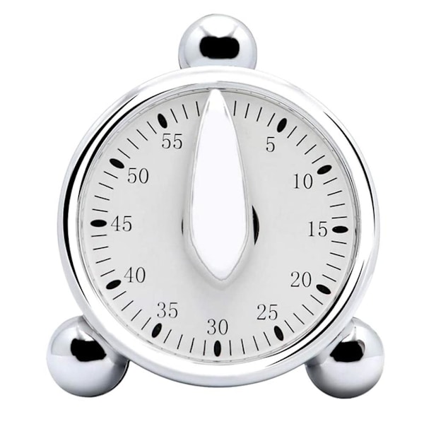 Kök Timer Nedräkning Alarmklocka 60 Minuter Mekanisk Visuell Timer för Matlagning Bakning Barn Klassrum Möteshantering Undervisning
