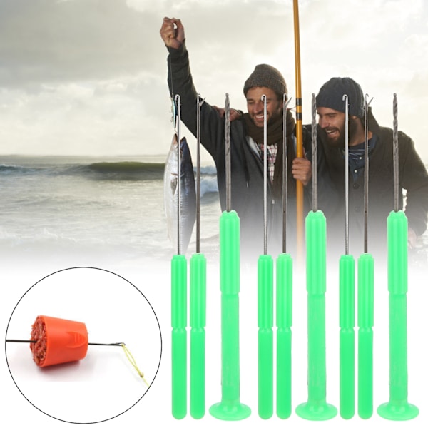 3 Set Karpfiske Rigging Bait Needle Tool Harpoon NeedleLatch NeedleDrill Kit