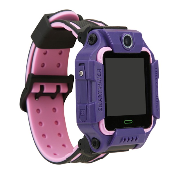 Q19 Barn Smart Klocka Vattentät Plug In Kort Kamera Positionering Armband (Violett)