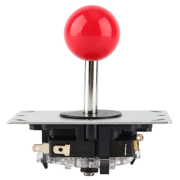 VBESTLIFE Klassisk 4/8-vägs arkadspel joystick boll joy stick röd boll ersättning hög kvalitet