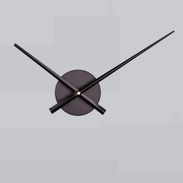 DIY Urvisere Vægure 3D Quartz Urmekanisme Tilbehør (Sort Uden Batteri)