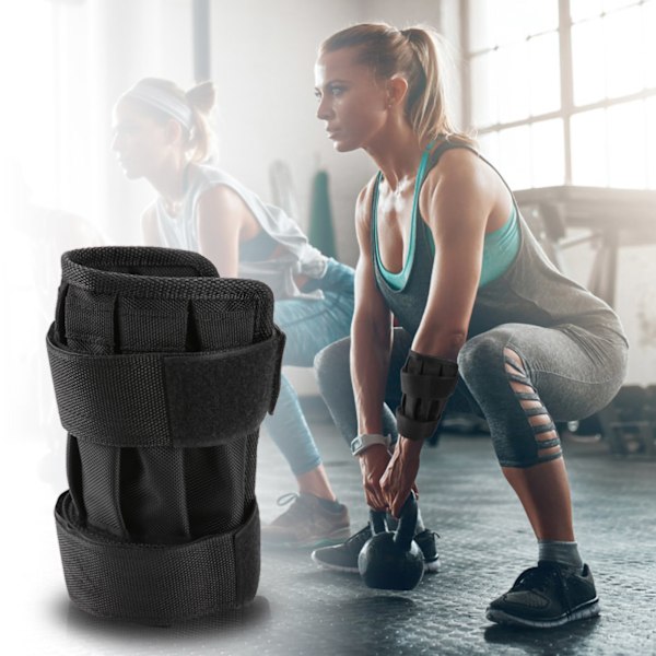 Bekväm Ergonomisk Design, Vadderat Justerbart Ankelviktsset för Förbättrad Träning, Justerbara Ankelvikter för Män och Kvinnor med Flera