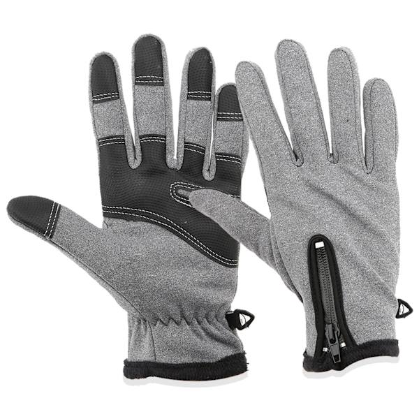 Vattentäta handskar för utomhussporter, klättring, ridning, varma unisex pekskärmshandskar med full finger, XL