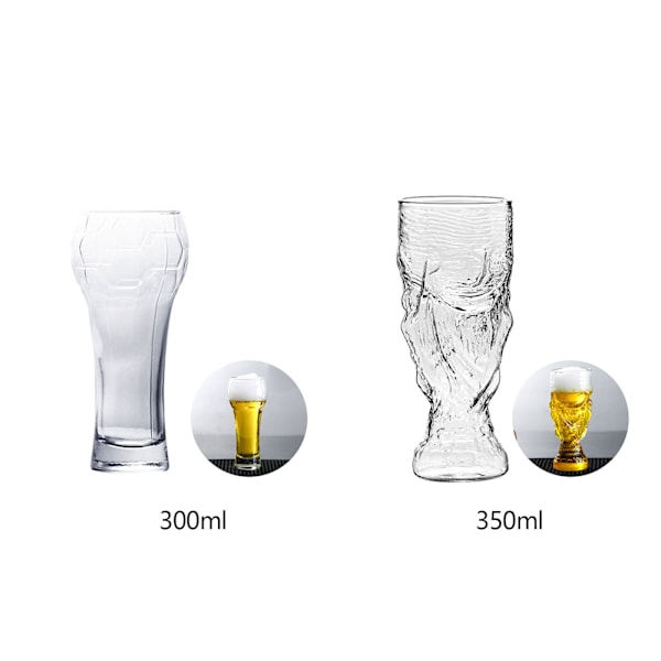 (Kraftfull Mugg 350ml) Fotbollsglas Ölsejdel Världscupen Personlig Ölsejdel Juice Mugg