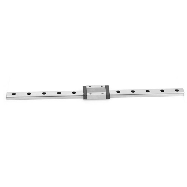 MGN12H Svart Miniatyr Linjär Rälledare 12mm Bredd   Glidblock (300mm)