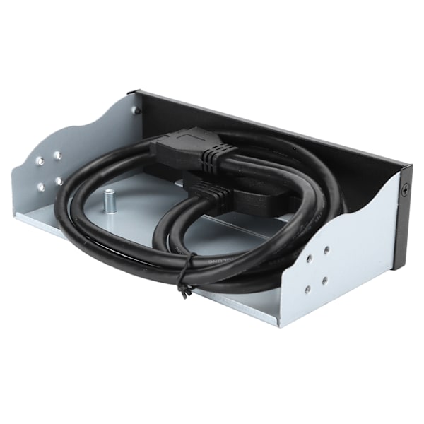 Ultrasnabb Dubbel USB 3.0 Hubb Adapter För Frontpanel, Supersnabb Dataöverföring 5Gbps, Skyddsfilm Säkerställer Repfri Montering, Moderkort