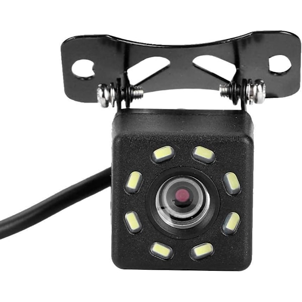 HD-bilbakkamera, IP68 vattentät bilbackkamera 8 LED-nattseende backkamera för parkering
