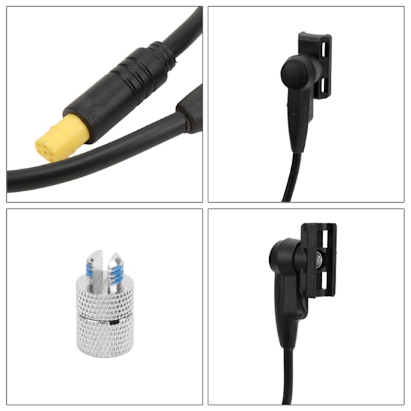 Elektrisk cykelhastighetssensor IP65 Vattentät Multifunktionell mittcentral motor kit för elektrisk cykelkonvertering