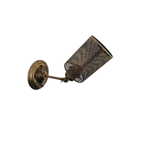 Amerikansk vägglampa, sänglampa för sovrum, vardagsrumslampa, postmodern hallbalkong vägglampa, smidesjärnslampa