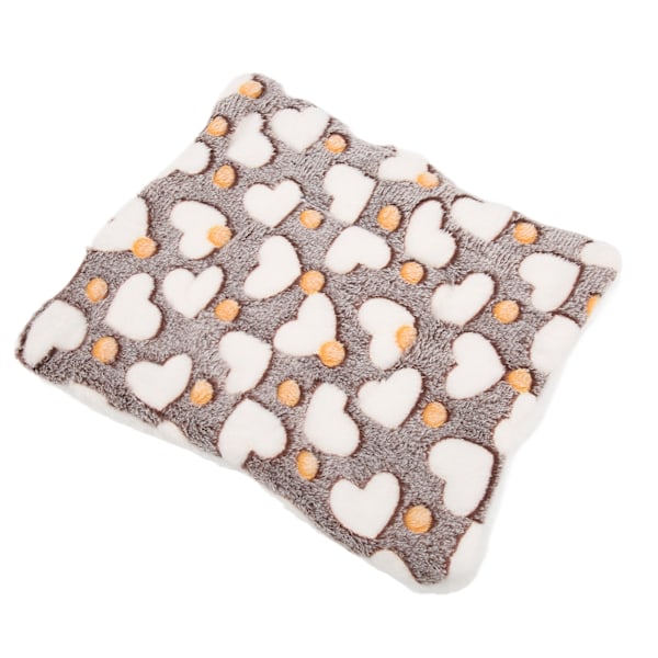 Hamster Varm Fleece Pad Mjuk och Bekväm Hamster Vinter Varm Sov Pad för Hamster Kaniner ChinchillaS Brun