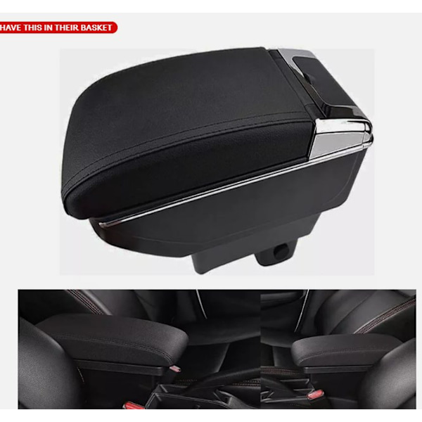 Armstöd för Suzuki Swift 2005-2020, Dubbellager, Centralförvaringsbox