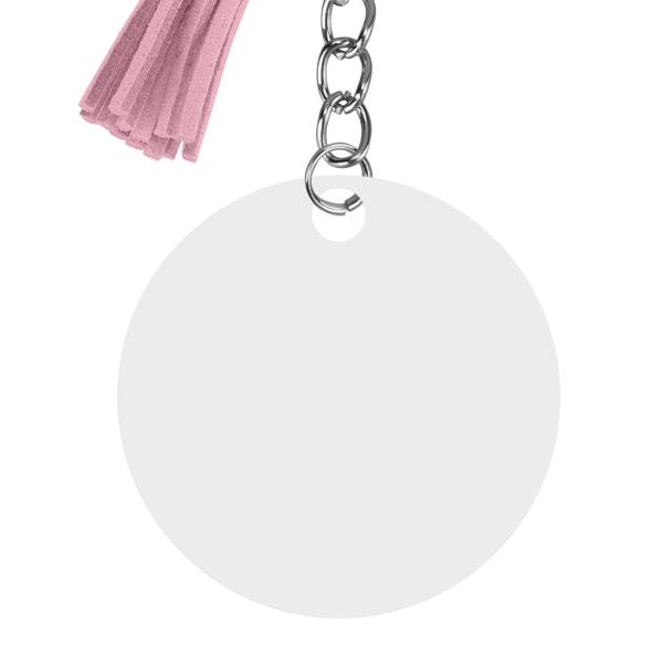 30Set DIY HandPainted Acrylic Keychain Blanks Circles Keychain Tassel Set med Jump Rings