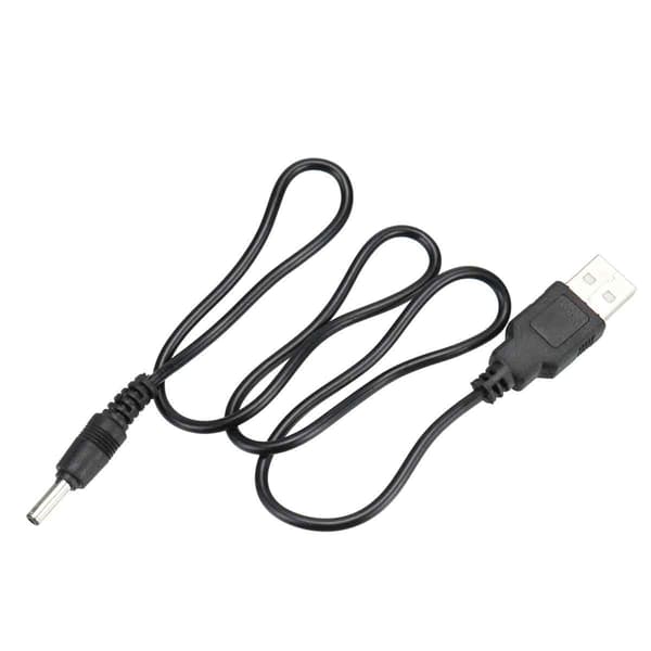 Strömladdningsadapterkabel, 5V DC Strömladdningsadapter Mobil Strömlösning USB 2.0 A Typ Hane till 3.5x1.35mm DC Strömkabel, Stöder Extern
