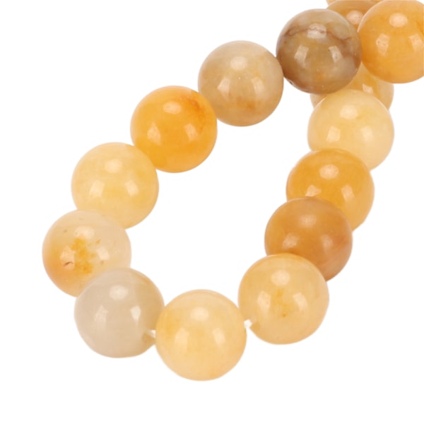 Pärlarmband Elegant Diameter 8mm Stretch Naturlig Kristallarmband för Unisex Meditation Dekompression Present Topas