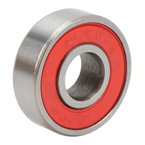 8 st 608RS ABEC 9 kullager i kolstål, tätade skateboardlager 8x22x7mm för rullskridskor, dansbrädor, röd