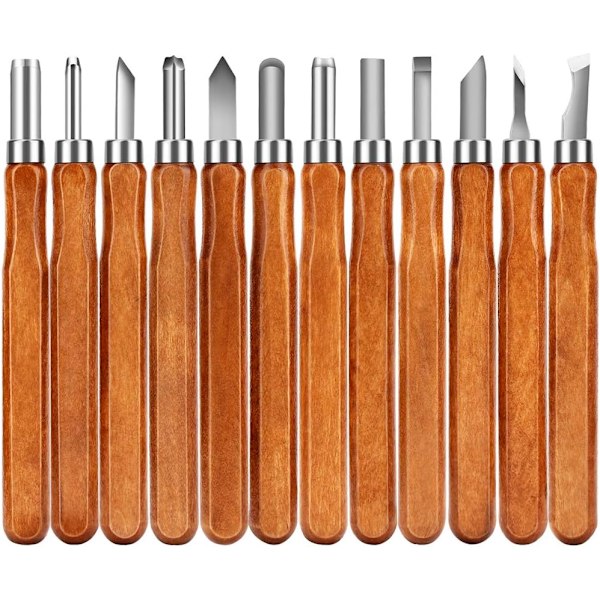 Master Carver's Kit: Handverktygsset för precision, ergonomisk design för komfort, presentklar för att inspirera kreativitet