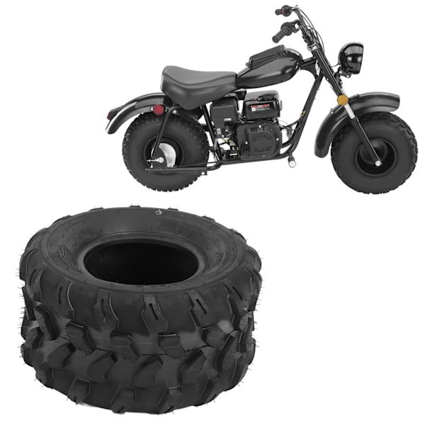 16.7x8.7‑8 Tumslöst Däck Fram Bak Ersättning för Mini Cyklar MB165 125/150/200/250CC ATV