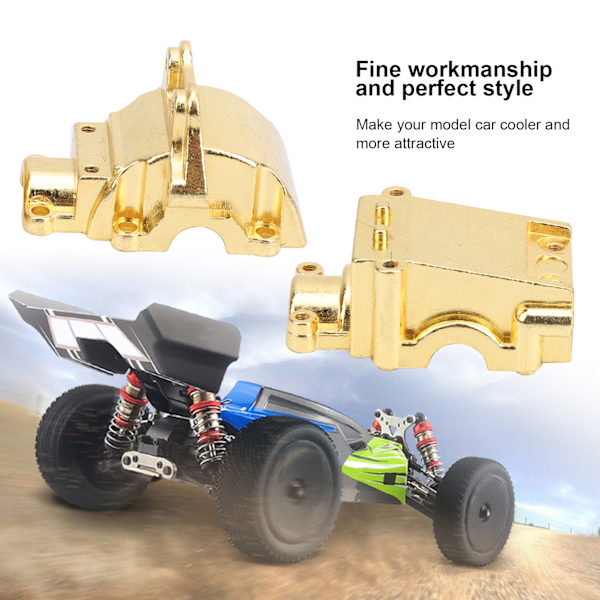 RC-växellådslock i metall, våglåda, differentialdelar för Wltoys 144001 1254 uppgraderingstillbehör