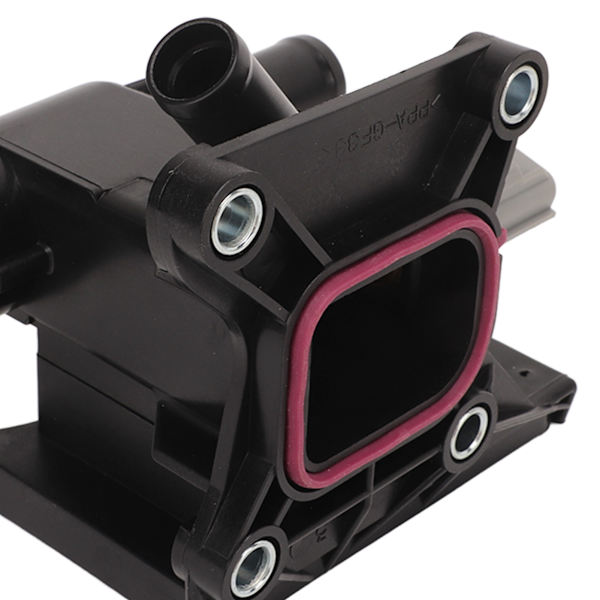 Motorns kylvätske termostat hus LF941517Z Vattenutlopp fläns montering ersättning för Mazda 3 5 Grand Touring 6 CX‑7