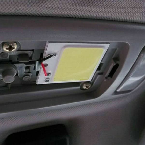 8 stk. 48 SMD COB Hvid LED Panel T10 Bil Interiør Panel Lys 12V