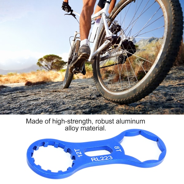 Cykelfjädring framgaffelnyckel i aluminiumlegering axelskydd reparationsverktyg för XCM XCR XCT