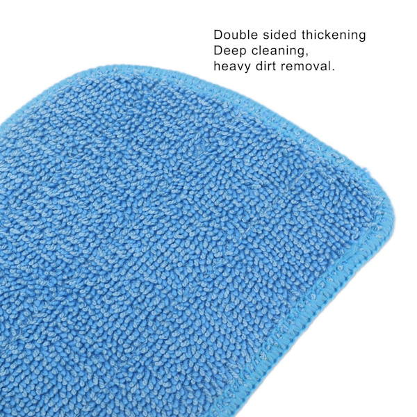5PCS Mikrofiberplatt Moppdyna Moppning Rengöringsduk Ersättning för 14x41cm Kardborreband Mopp Universal