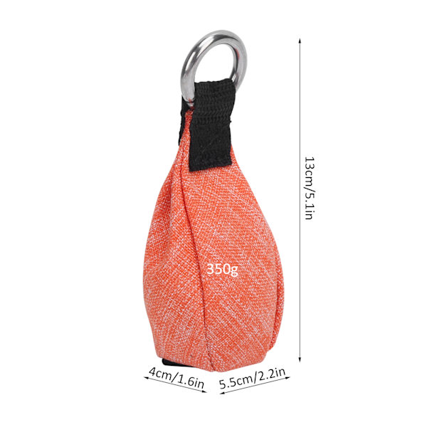 Träd Arbeta Kasta Vikt Väska Nylon Liten Storlek Kasta Vikt Väska Bärbar Arborist Klättring Utrustning Kit350g