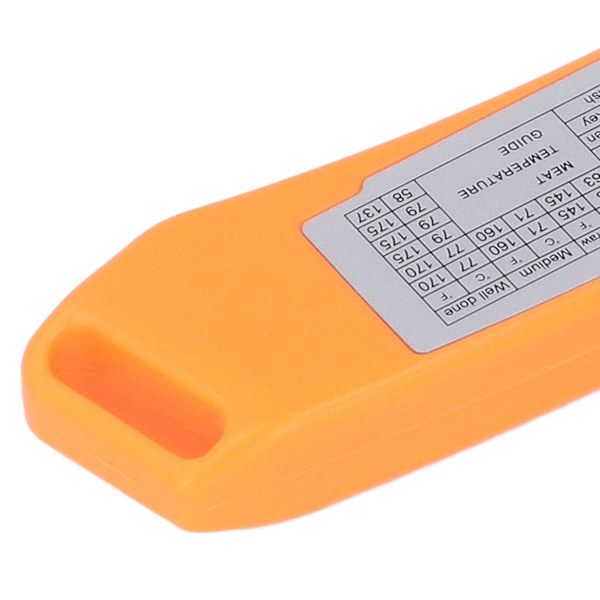 Digital Elektronisk Mattermometer Vikbart Intelligent Direktläsande Termometer för Matlagning Orange