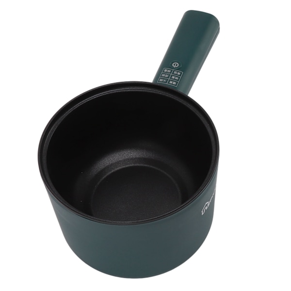 Elektrisk gryta Grön 1,8L Stor kapacitet Non Stick Multifunktionell Mini Elektrisk Hot Pot för sovsal US 110V