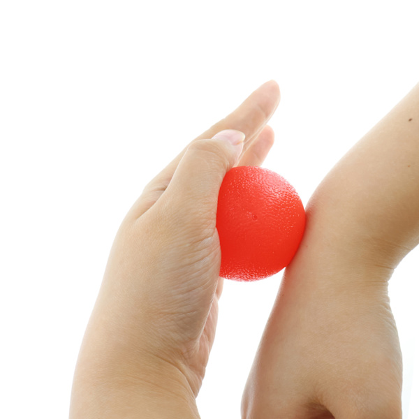 Stressbollar Handövning Terapi Gelboll Set om 2 Fast/Mjuk för Vuxna - Artritlindring, Stroke Rehabilitering, Greppstyrka, Handled