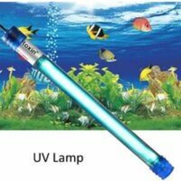 UV-sterilisator 11W akvarieljus, vattentät nedsänkbar algdödare ultraviolett ljus för rening av vatten i akvarier, dammar, fiskbehållare 220-240V