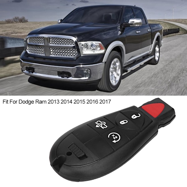 Passar Dodge Ram 2013 2014 2015 2016 2017 5-knapps bilnyckel 433 frekvens J86 GQ4-53T