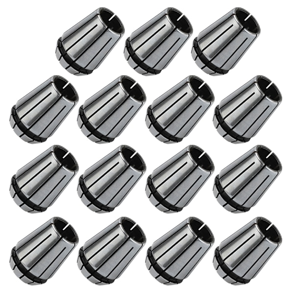 Collet Chuck-set 15 delar Fjädercollet Chuck 2mm-16mm för CNC-fräsning svarv