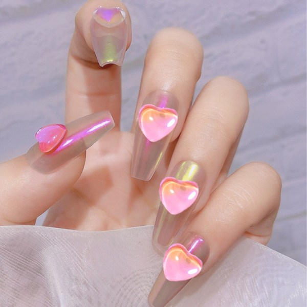 Heart Crystal Nail Art Flatbacks Strass