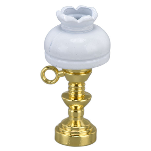 Dockhusbordslampa 1/12 skala retro dekorativ miniatyrdockhuslampa för 3 år och äldre